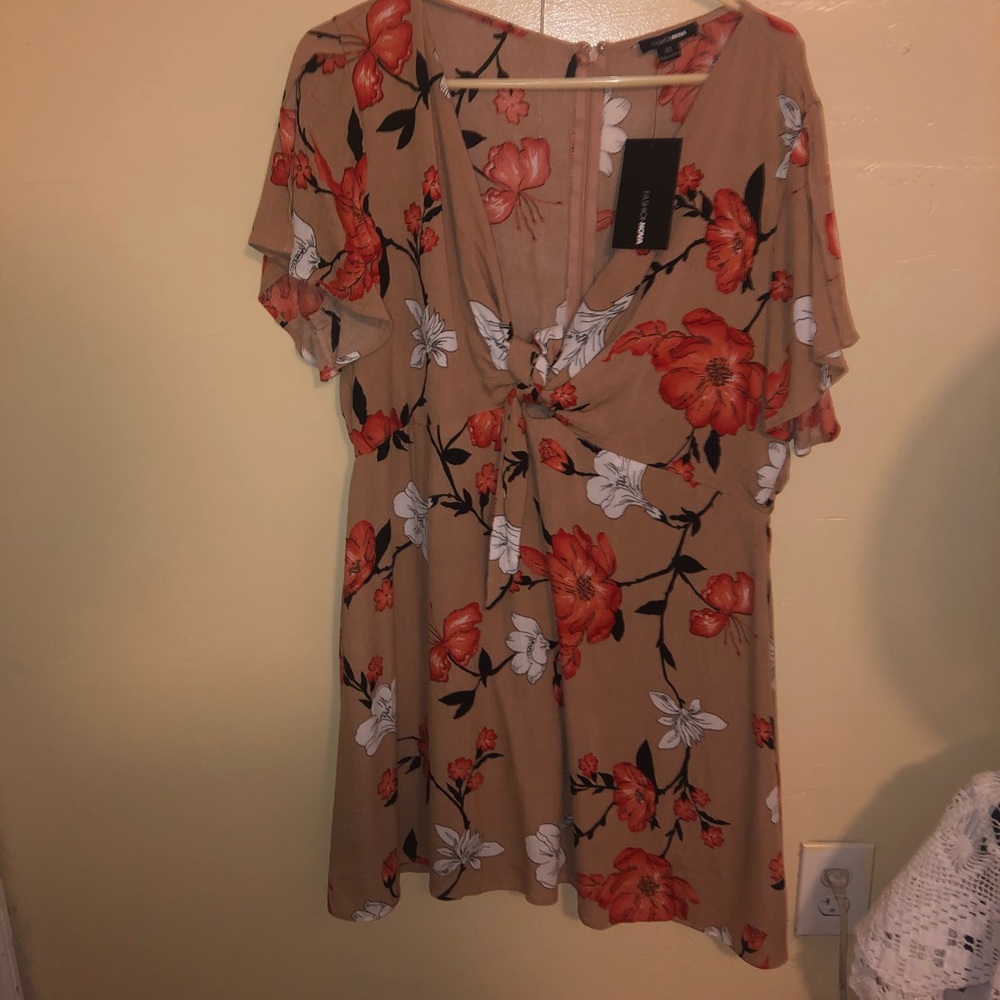 Flower Fashion Nova Dress